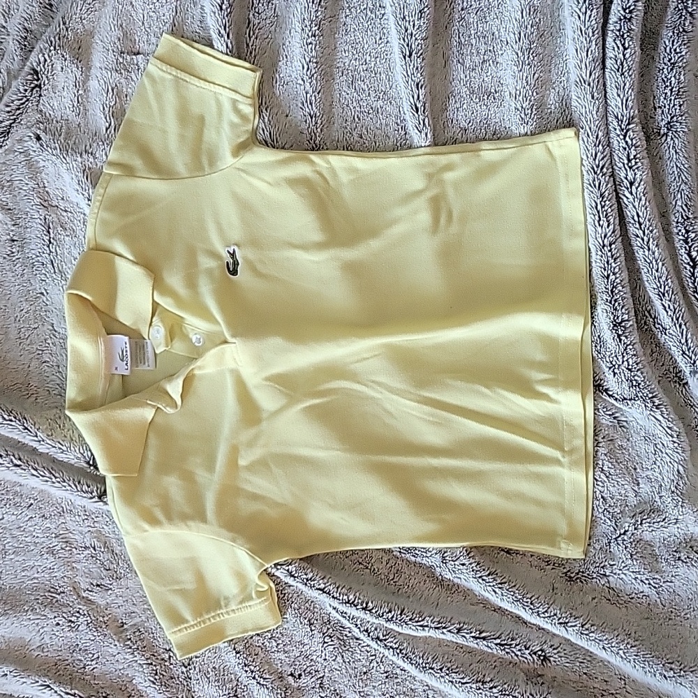 Lacoste Style VINTAGE Boys Polo Shirt, size 36 size 4/5